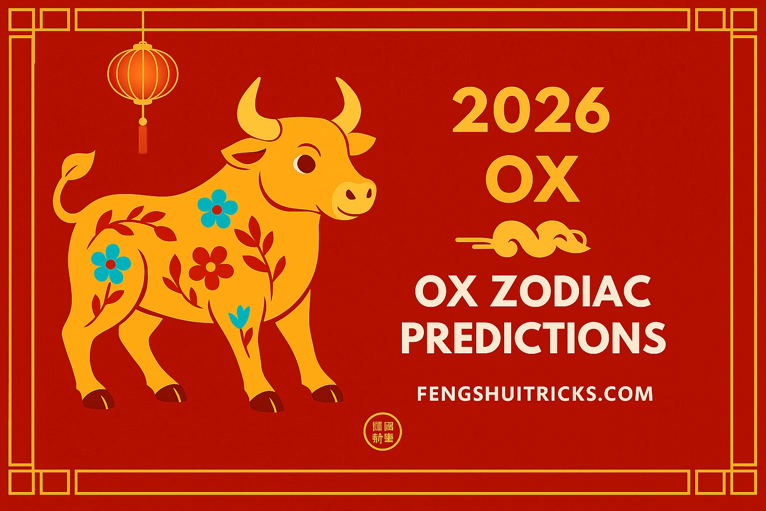 Ox Chinese Zodiac 2026