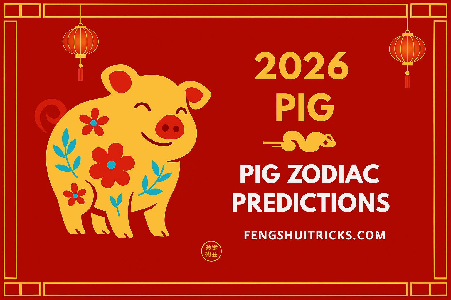 Pig Chinese Zodiac 2026