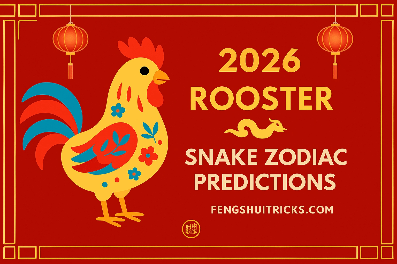 Rooster Chinese Zodiac 2026
