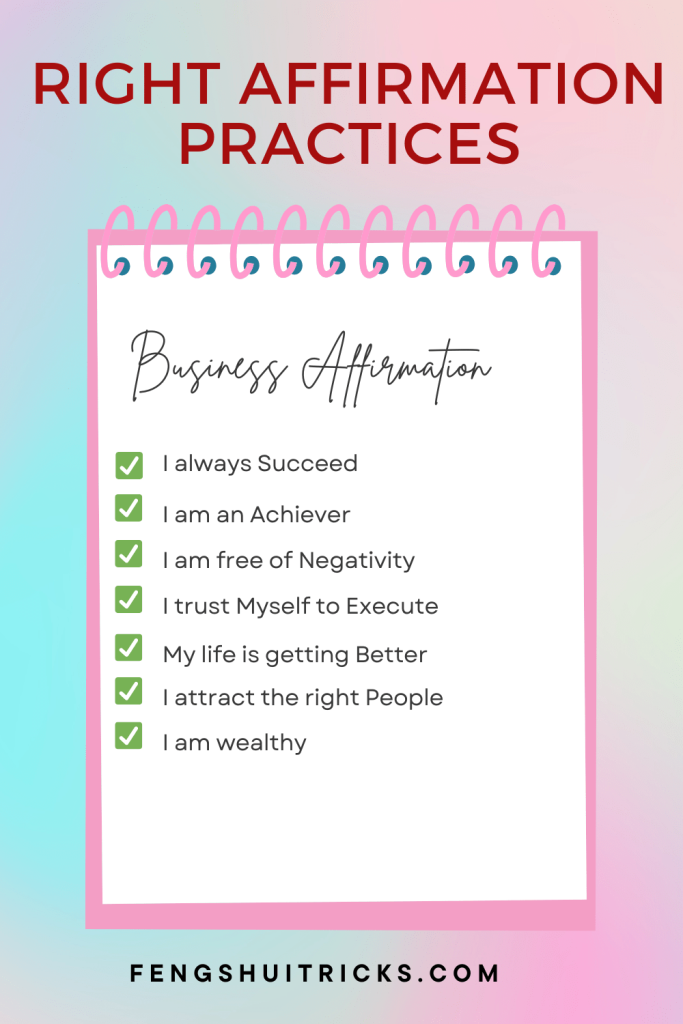 Right Affirmation Practices for Positive Change
