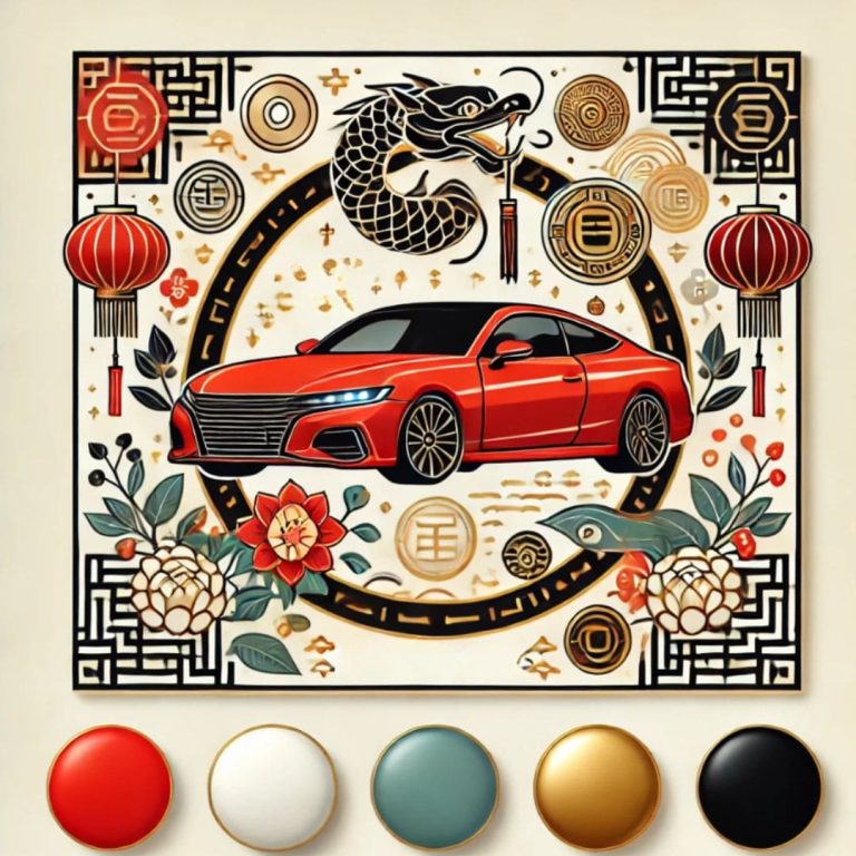 Lucky Feng Shui Car Color
