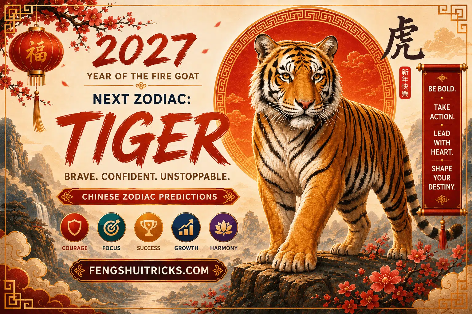 Tiger Chinese Zodiac 2027 Forecast 