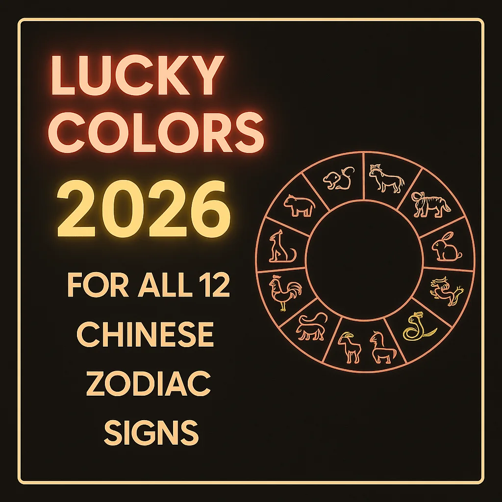 2026 Lucky Colors for Chinese Zodiacs