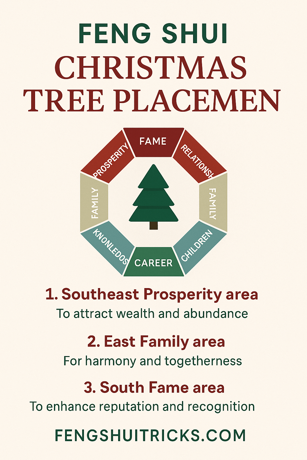 Feng Shui Inspired Christmas Tree Placement