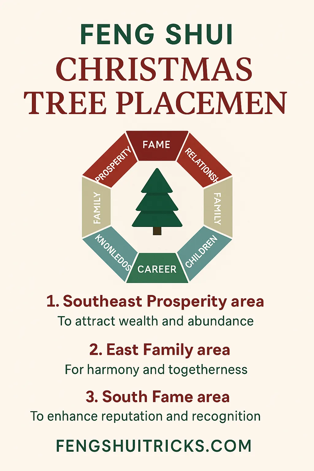 Feng Shui Inspired Christmas Tree Placement