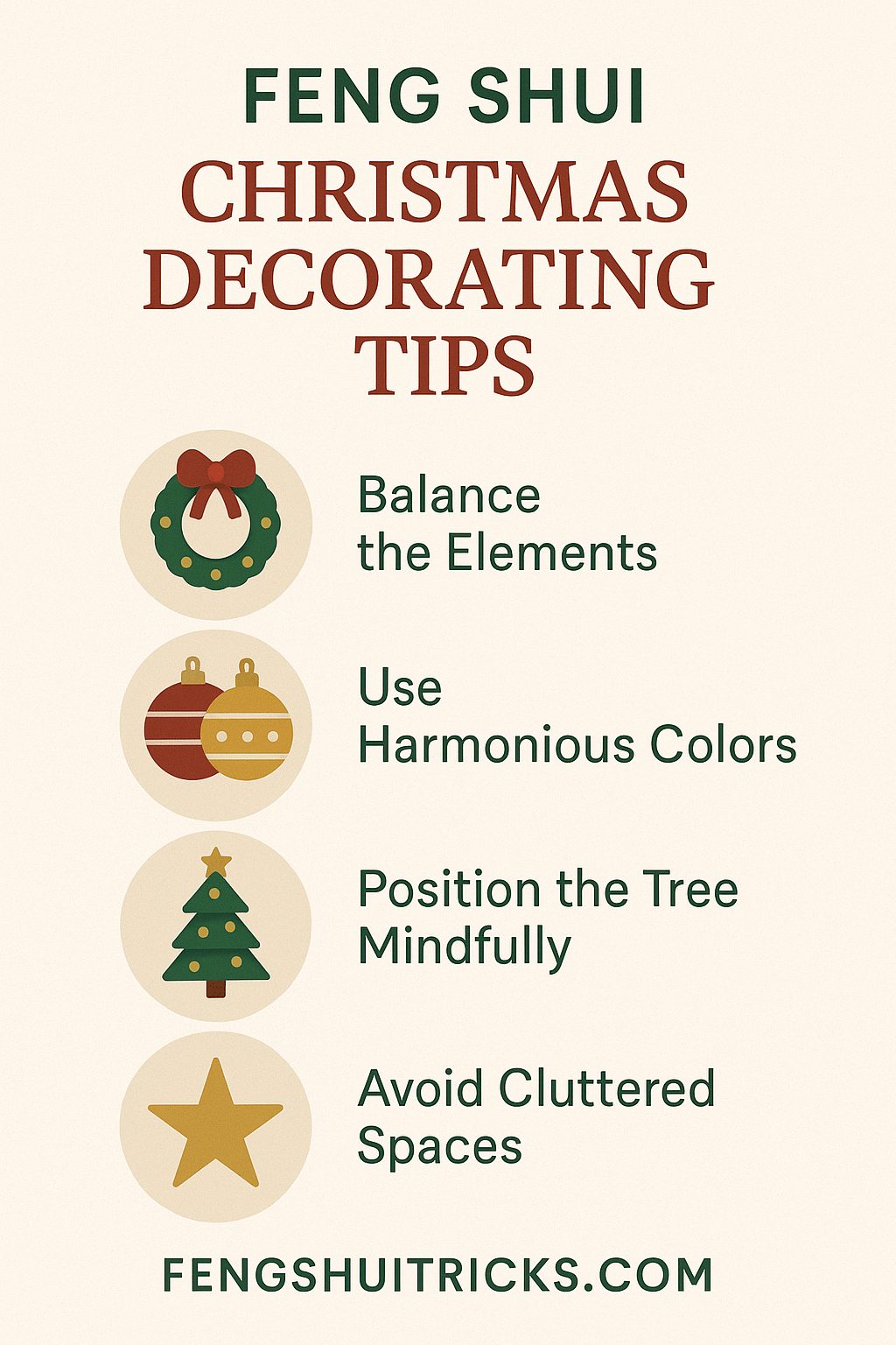 Feng Shui Christmas Decoration