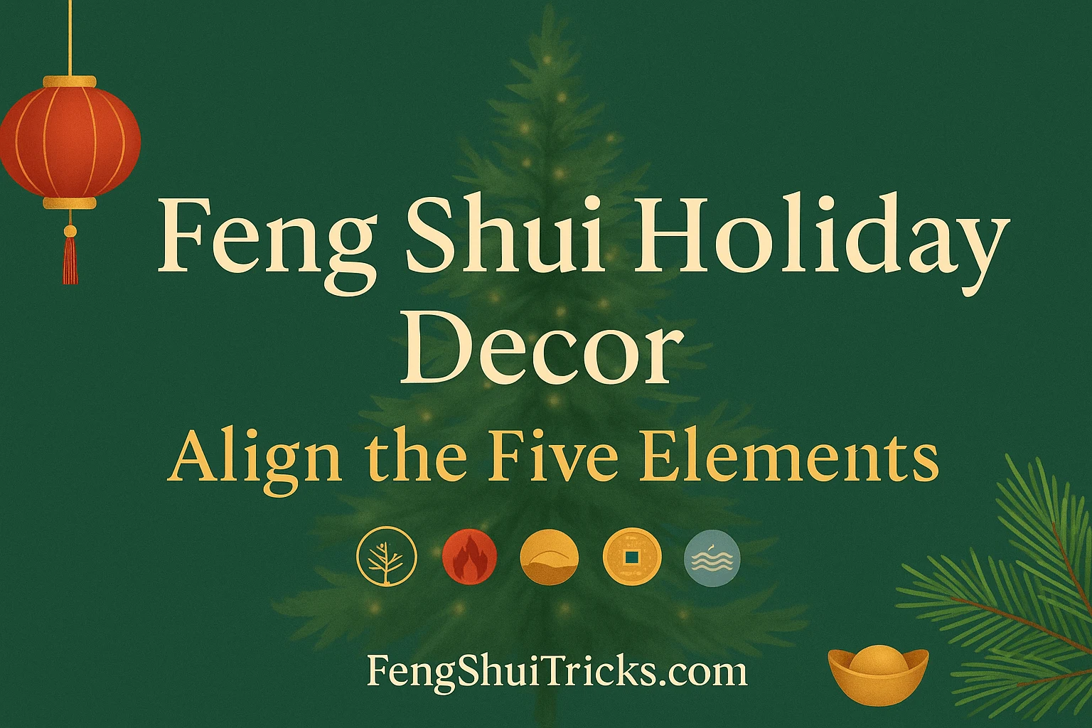 Feng Shui holiday decor