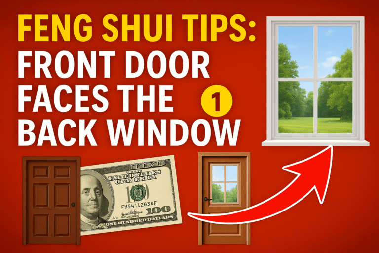 Feng Shui Tips For Front Door Facing the Back Window