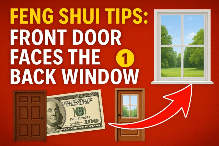 Feng Shui Tips For Front Door Facing the Back Window