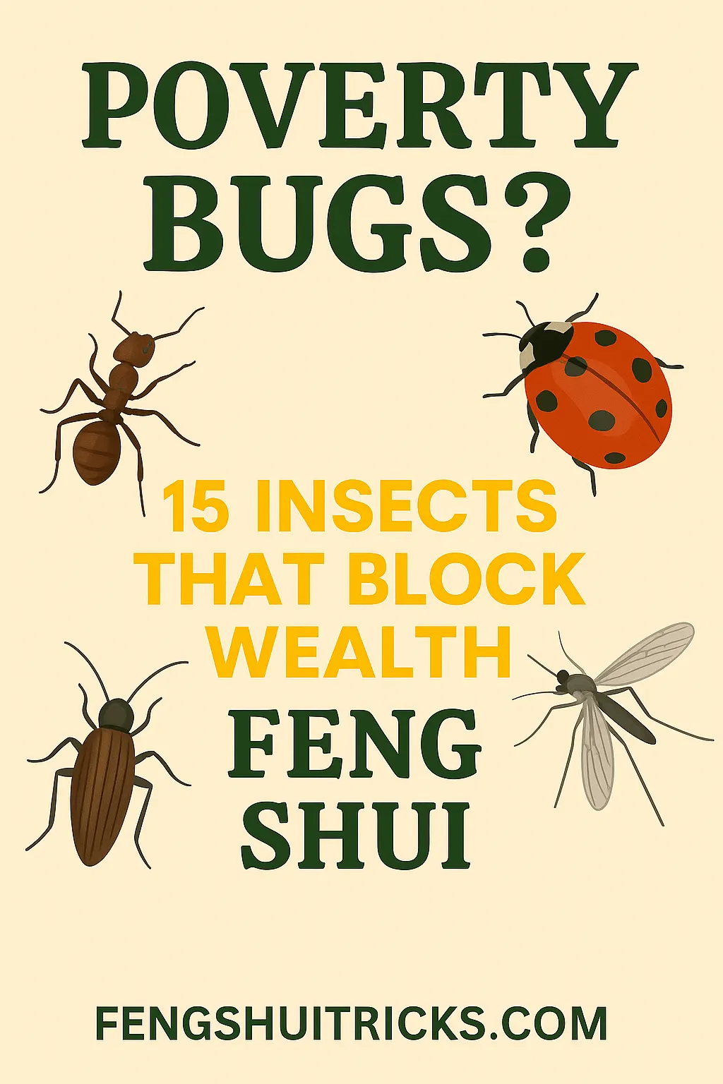 Bad Luck Bugs In Feng Shui