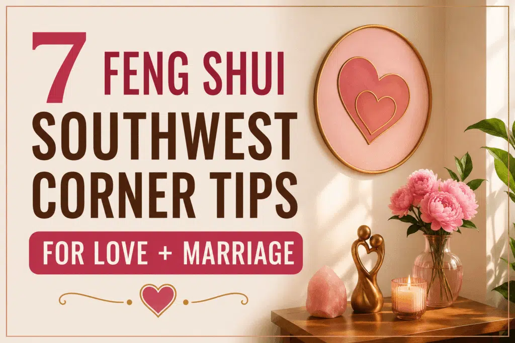 Hidden Feng Shui Love Corner Southwest Tips