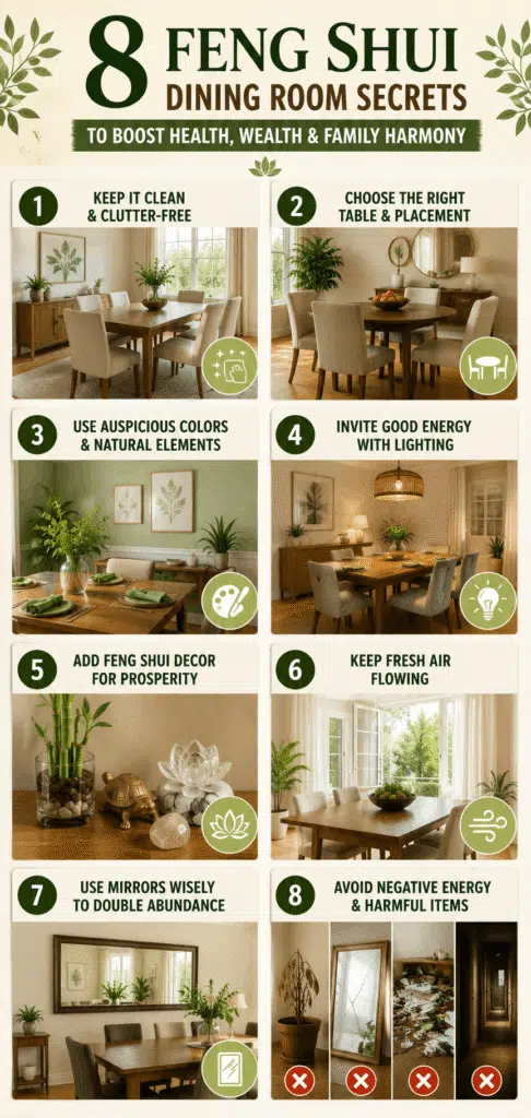 The Ultimate Feng Shui Dining Room Guide: 8 Must-Follow Steps