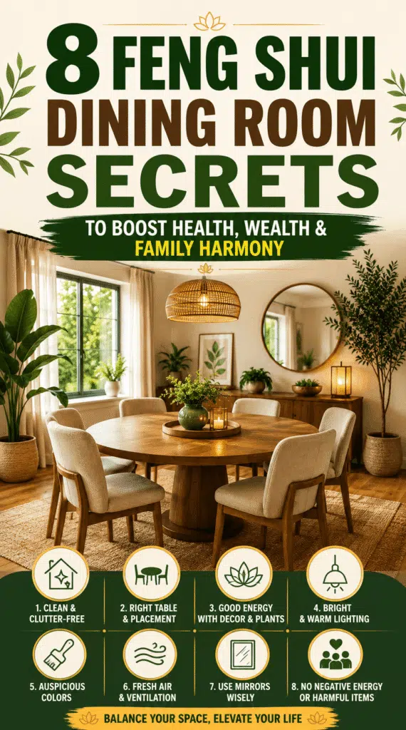 Create A Wealth-Attracting Feng Shui Dining Room In 8 Steps