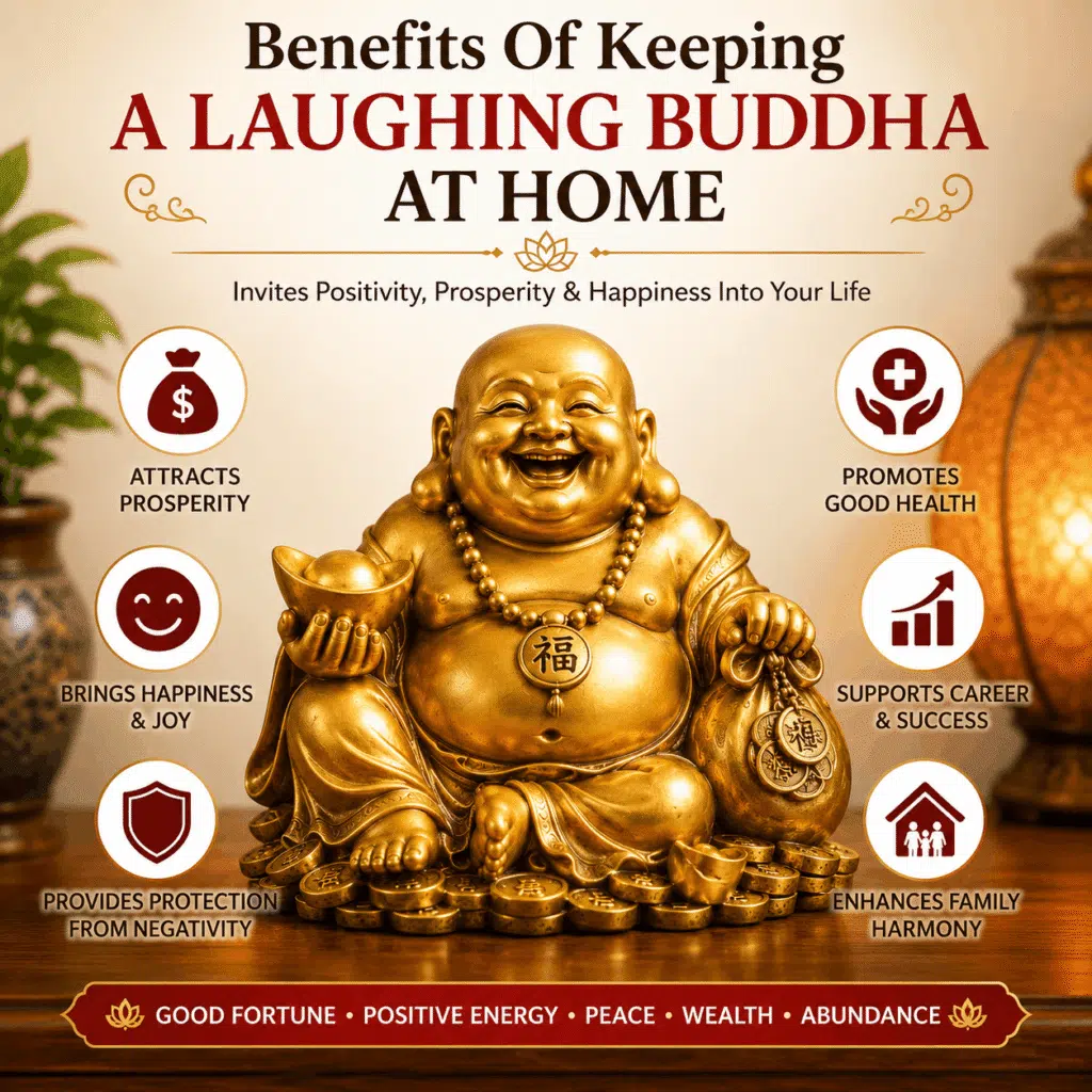 Place Laughing Buddha Here And Watch Prosperity Grow